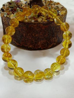 Natural Citrine Beads Bracelet