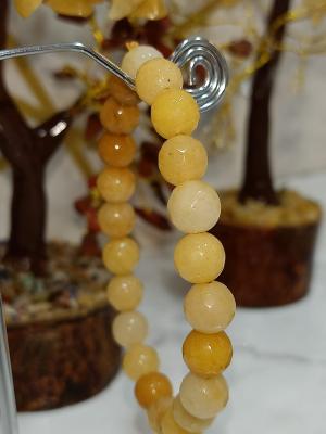 Cat's Eye  Diamond Cut Bead Bracelet