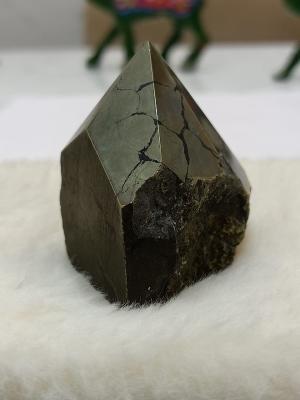 Natural Rockmins Half Point Golden Pyrite