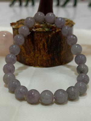 Natural Lepidolite Beads Bracelet